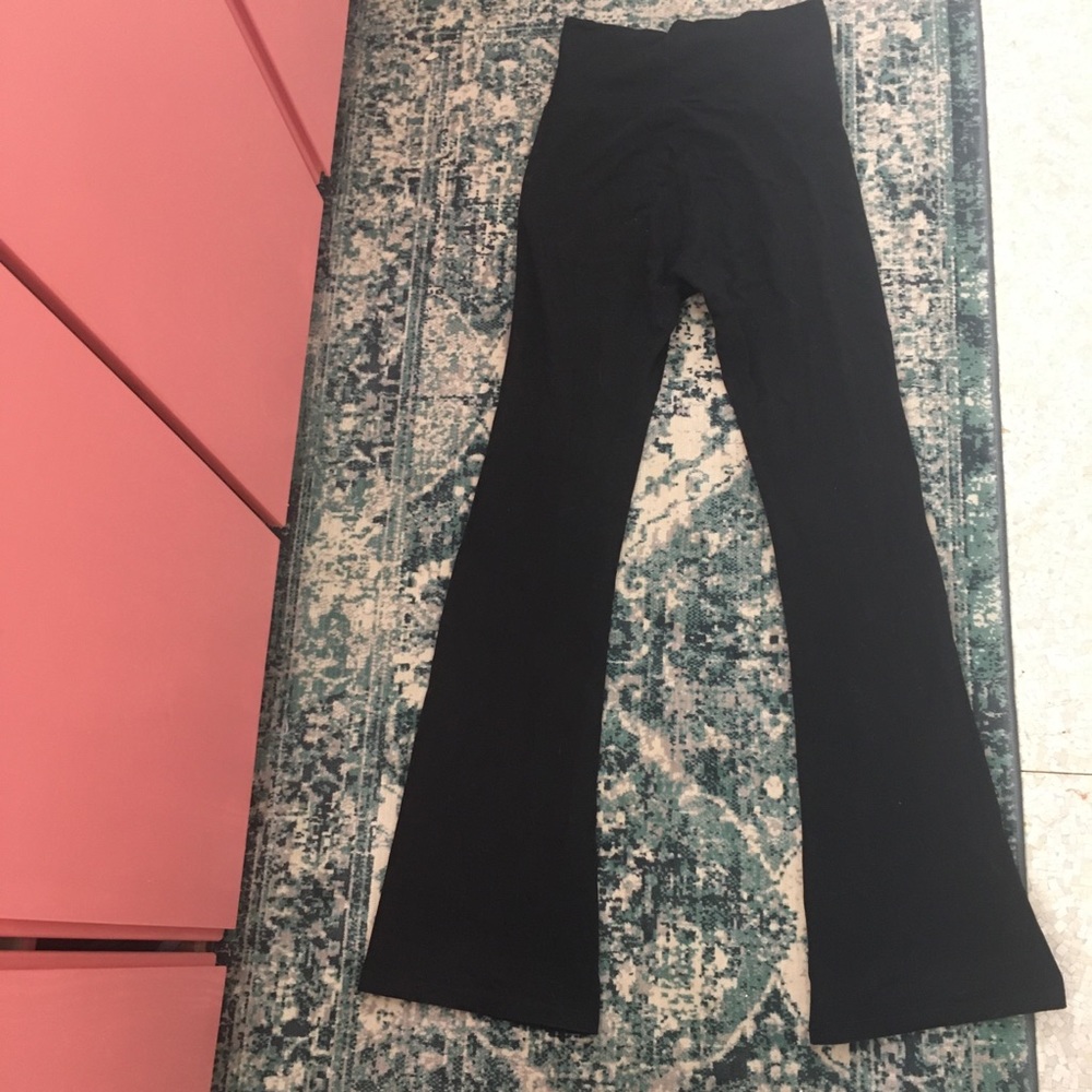 High waisted flare leggings